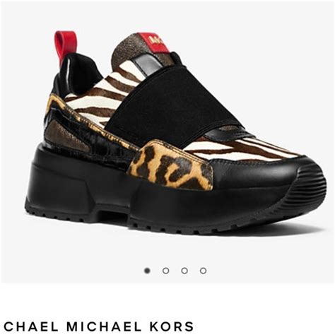 michael michael kors cosmo animal-print calf hair slip-on trainer|Cosmo Animal.